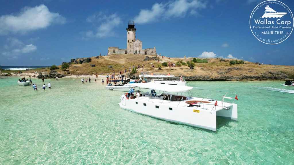 CataSpeed-Boot bei Lighthouse Island
